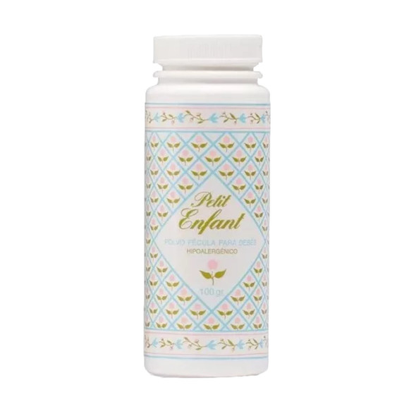 Petit Enfant Hypoallergenic Baby Starch Powder, Polvo Fécula para Bebés, 100 g / 3.52 oz