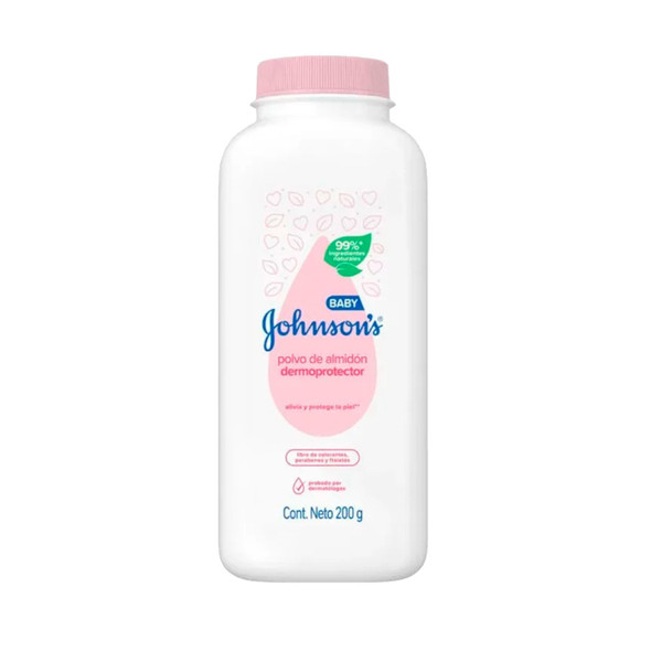 Johnson's Baby Protective Cornstarch Powder, Soothes & Protects Skin, 200 g / 7.05 oz