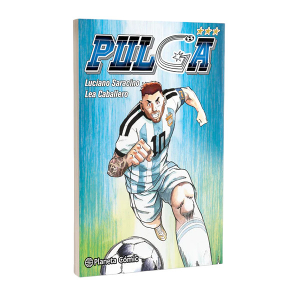 Pulga Book by Luciano Saracino & Lea Caballero, A Boy's Dream Became Everyone's Dream, Editorial Planeta (Spanish Edition)