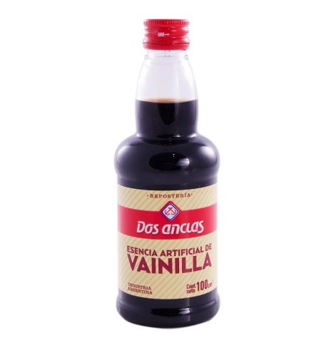 Dos Anclas Esencia de Vainilla Artificial Vanilla Essence, 100 cc / 3.3 fl oz