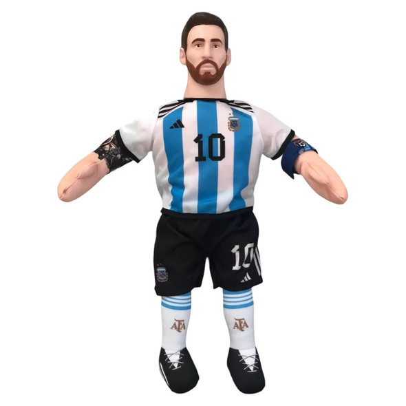 Messi 10 Doll Argentina National Team New Toys - Includes Collectible Alternate Kit
