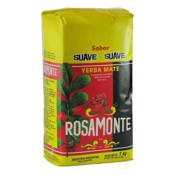 Rosamonte Yerba Mate Suave Mild, 1 kg / 2.2 lb