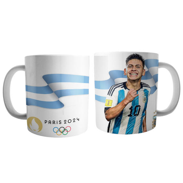 Paris 2024 Olympic Games Claudio Echeverri Design Mug - Unique Souvenir Cup