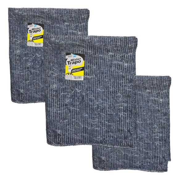Trapo De Piso Mister Trapo Extra Soft Floor Cloth, 48 cm x 62 cm (pack of 3)