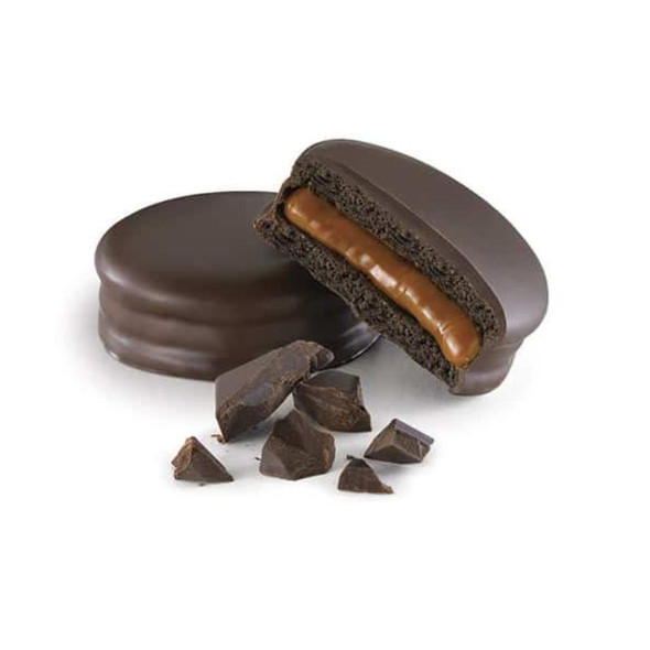 Havanna 70% Cacao Dark Chocolate Alfajores with Dulce de Leche, 585 g / 20.64 oz (box of 9)