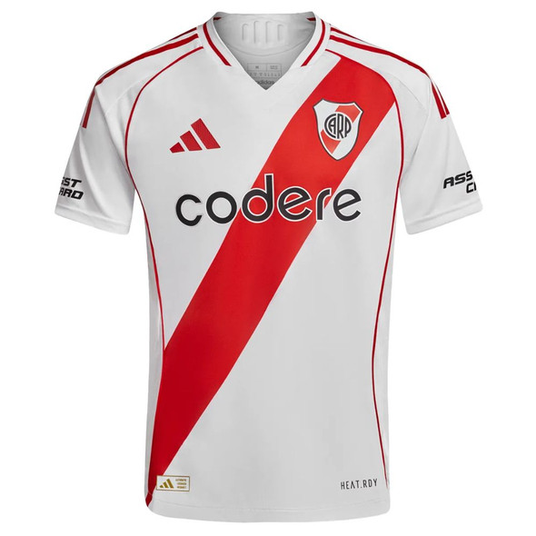 Adidas River Plate Authentic Home Jersey – Player Version HEAT.RDY for Men Camiseta Titular Versión Jugador Hombre 24/25