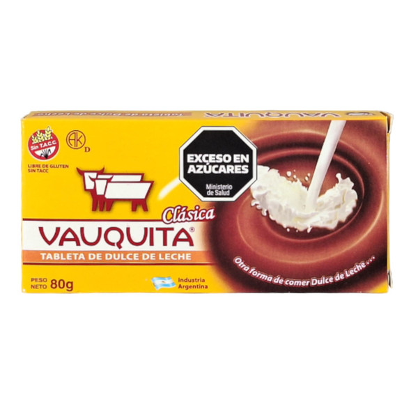 Vauquita Classic Dulce de Leche Bar, 80 g / 2.82 oz bar (pack of 3)