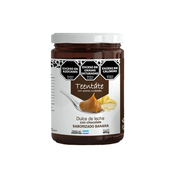 Teentáte Dulce de Leche with Chocolate and Banana Flavor, 400 g / 14.11 oz