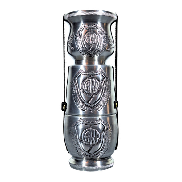 Equipo Matero Artisanal Aluminum Mate Set with River Plate Crest Engraving – Handcrafted, Premium Design