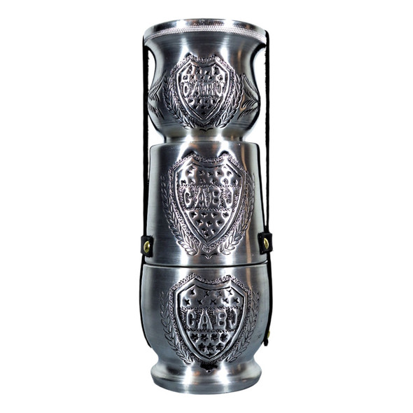 Equipo Matero Artisanal Aluminum Mate Set with Boca Juniors Crest Engraving – Handcrafted, Premium Design