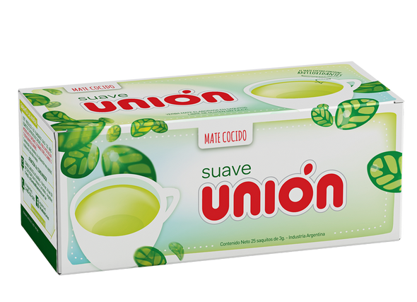 Unión Suave Soft Mate Cocido - Ready to Brew Yerba Mate Bags (box of 25 bags)