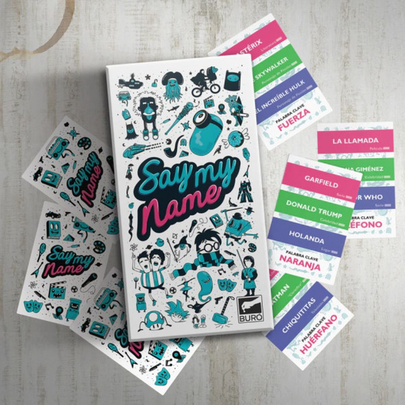 Buró Say My Name Juegos de Previa - Card Game for Fun Parties