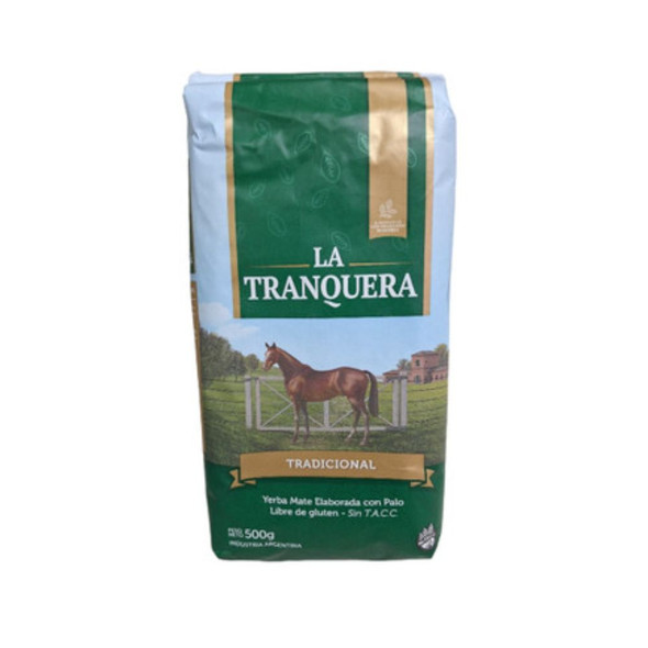La Tranquera Yerba Mate Tradicional Wholesale Bulk Box, 500 g / 17.63 oz (pack of 12 count)