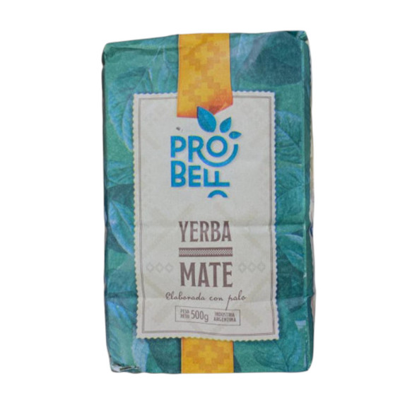 Probell Yerba Mate Elaborada con Palo, 500 g / 17.64 oz