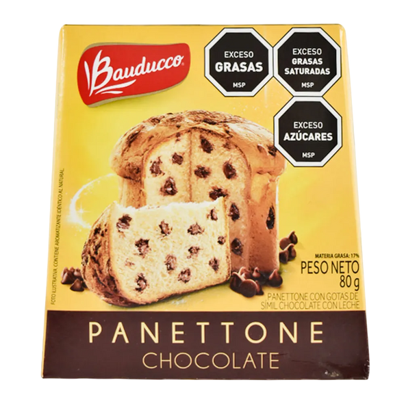 Bauducco Mini Panettone Mini Sweet Bread with Chocolate Chips, 80 g / 2.82 oz