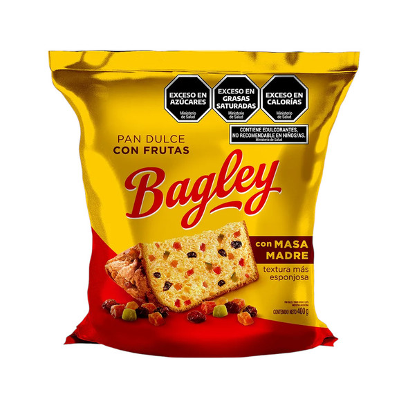Bagley Sweet Bread with Fruits Made with Sourdough, 400 g / 14.1 oz