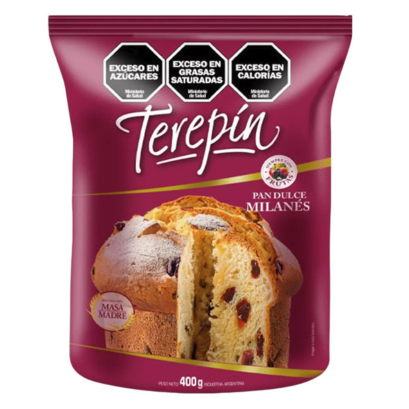 Terepín Pan Dulce Milanés Made with Sourdough, 400 g / 14.1 oz