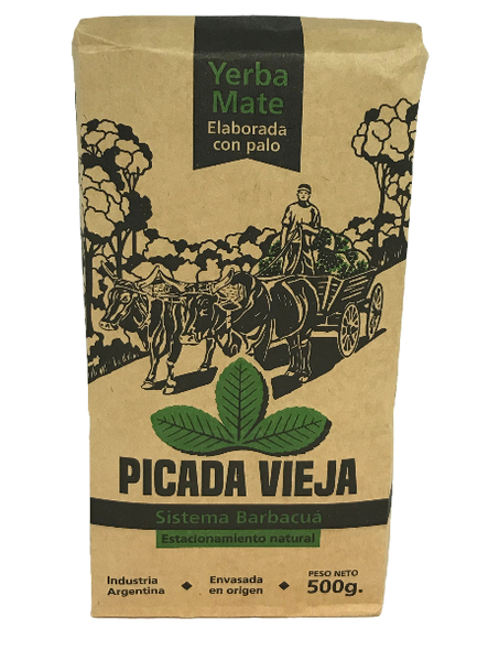 Picada Vieja Organic Yerba Mate Barbacuá, 500 g / 1.1 lb