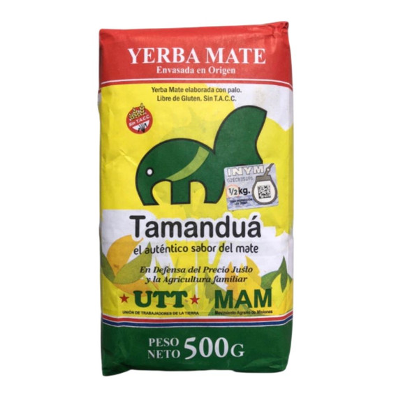 Tamanduá Yerba Mate Barbacuá with Palo Gluten-Free, 500 g / 1.1 lb Tamanduá Yerba Mate Barbacuá with Palo Gluten-Free, 500 g / 1.1 lb