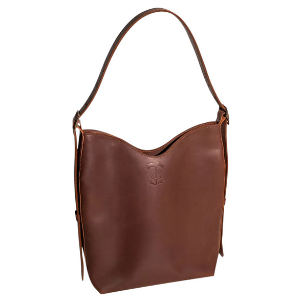 Cósmico Leather Yerba Mate Bag, Brown Color, 34 cm / 13.4 inches Length, 28 cm / 11 inches Width - Premium Quality, Stylish & Durable