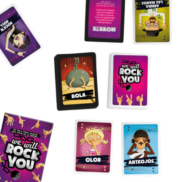 Buró We Will Rock You Rhythm Game, 4-12 Players, Fun Music Challenge with Gestures & Action