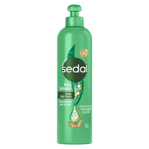 Sedal Hair Styling Cream for Defined Curls and Controlled Frizz, 300 ml / 10.58 oz
