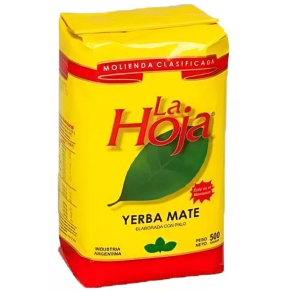 La Hoja Traditional Yerba Mate Clasificada, Gluten-Free, 500 g / 1.1 lb