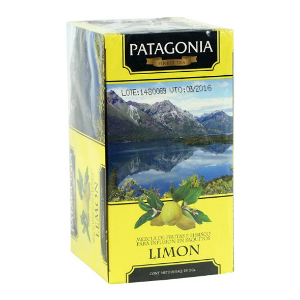 Patagonia Finest Tea Lemon (box of 20 bags)