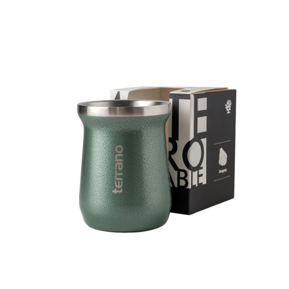 Terrano Mate Stainless Steel Trucker Mate, Double-Layer Insulated, 230 ml, Durable & Stylish (Various Colors Available)