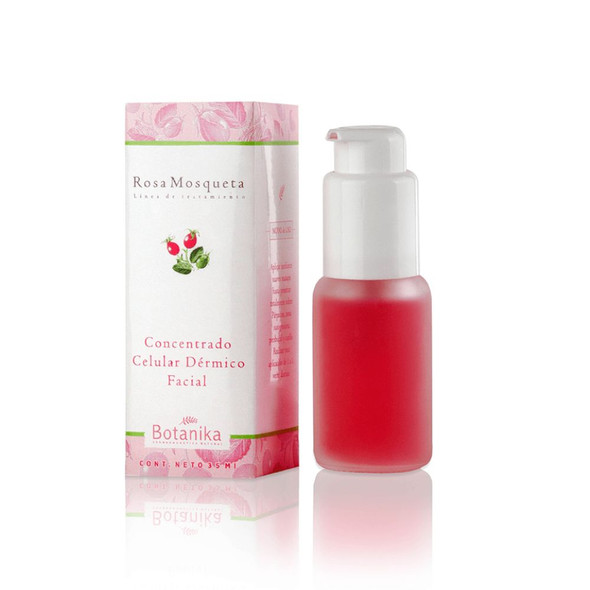 Botanika Concentrado Celular Dermico Facial Rosehip Facial Dermal Cell Concentrate – Anti-Aging & Hydrating Treatment, 35 ml / 1.23 oz
