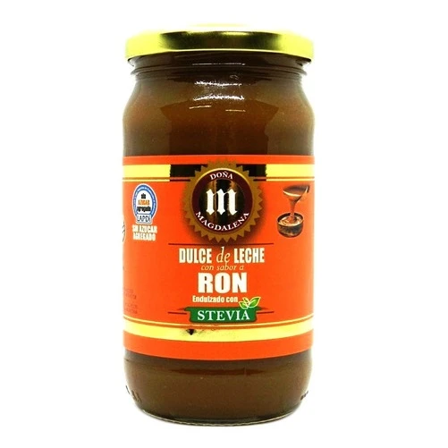 Doña Magdalena Con Ron Dulce de Leche With Rhum Flavor & Sweetened with Stevia, 400 g / 14.1 oz
