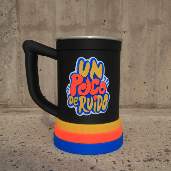 Un Poco de Ruido Fernetero Chop Mug Plastic with Aluminum Interior –  Jarra Comunidad Cumbiera, 1 L / 33.8 oz Capacity