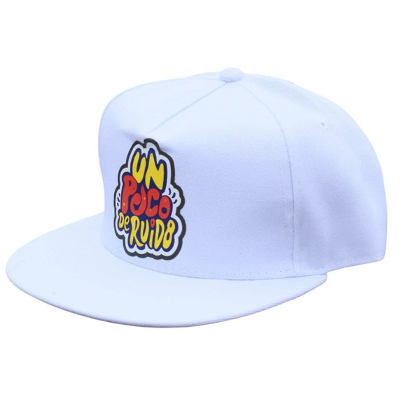 Un Poco de Ruido Flat Brim Snapback Cap Gabardina Material- Gorra Plana (Various Colors Available)