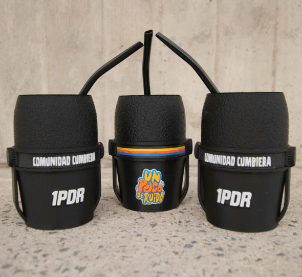 Un Poco de Ruido 3D-Printed Mate Soltalo Que No Es MIC Design, Bombilla Included