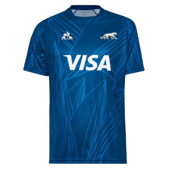 Le Coq Sportif Los Pumas Blue Training Jersey Rugby For Men Camiseta de Entrenamiento Azul Hombre 24/25