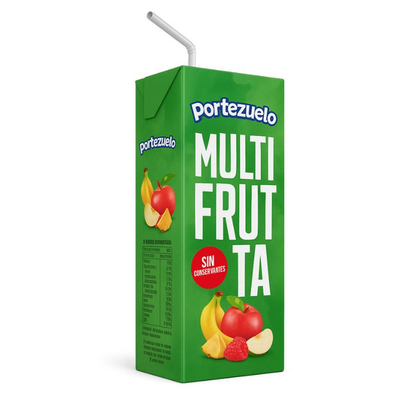 Portezuelo Multifruta Juice No Added Sugar Sin Azúcar Añadida, 200 ml / 6.76 fl oz