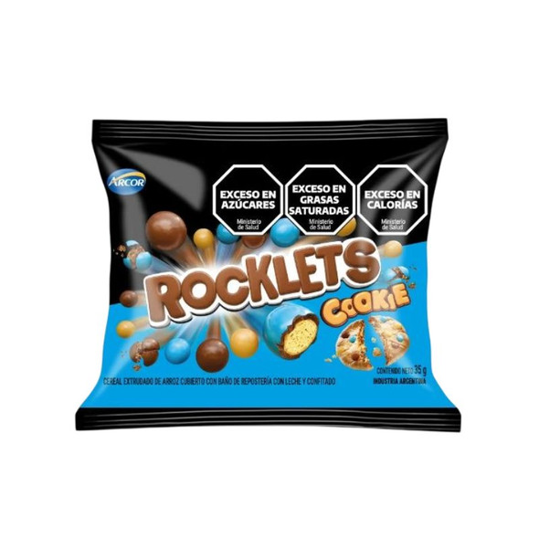 Rocklets Cookie Cereal Confites with Milk Chocolate Cereales Confitados con Chocolate con Leche, 280 g / 9.9 oz (8 Count)