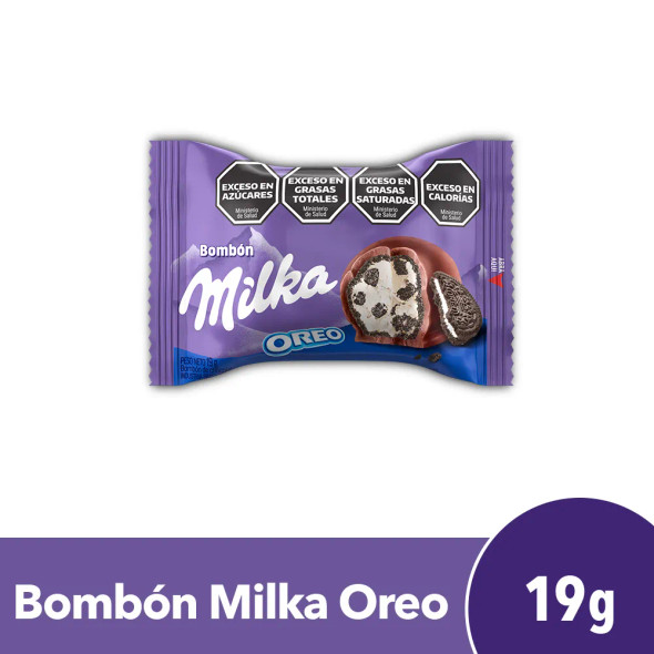 Milka Bombón Oreo Milk Chocolate & Oreo Cookies Bites Delicious Snacks, 209 g / 7.37 oz (box of 11 units)