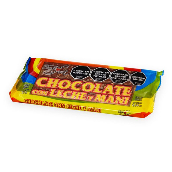 Felfort Milk Chocolate & Peanut Bars, 75 g / 2.64 oz ea (box of 10)