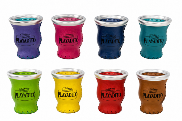 Playadito Glass Mate Cup Mate de Vidrio (Various Colors Available)