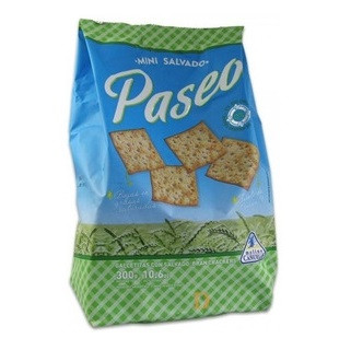 Paseo Mini Salvado Galletitas Bran Crackers, 300 g / 10.6 oz (pack of 3)