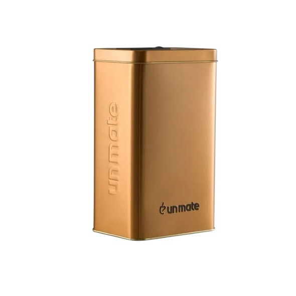 Un Mate Yerbera Yerba Mate Tin Container, 500 g / 17.64 oz capacity