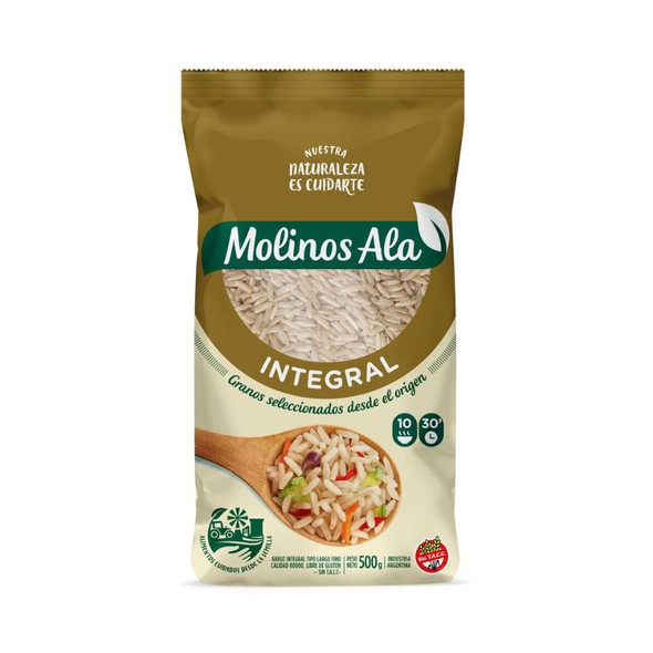 Molinos Ala Brown Rice, 500 g / 17.64 oz