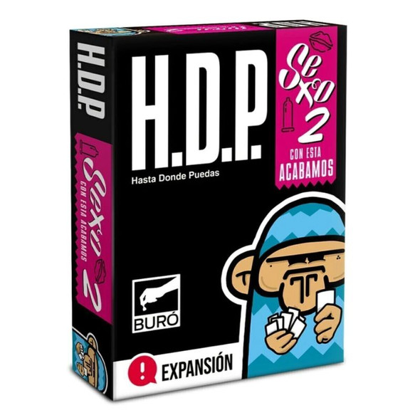 H.D.P Hasta Donde Puedas, Sexo 2 Con Esta Acabamos Expansion Card Game by Buró (Spanish Edition)