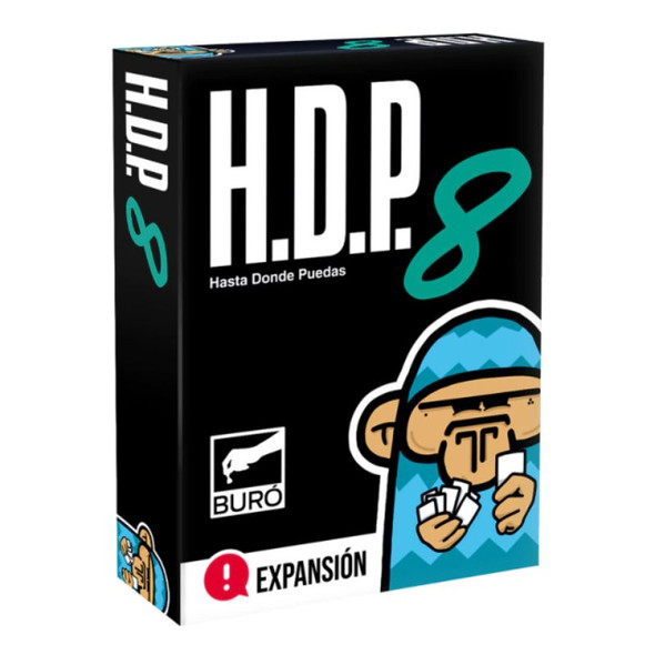 H.D.P. Hasta Donde Puedas 8, Adult Party Card Game by Buró (Spanish Edition)
