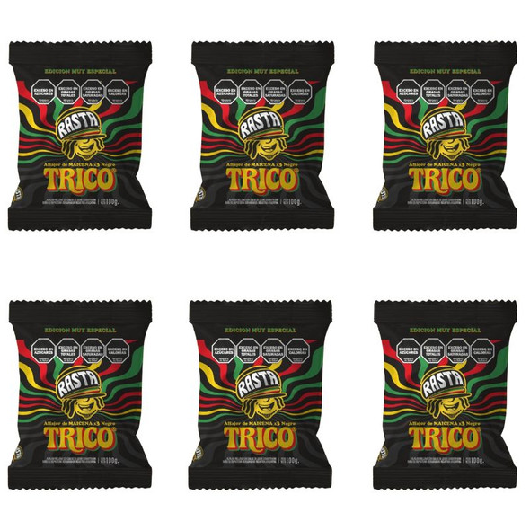 Rasta Trico Maicena Triple Alfajores with Dulce de Leche, 100 g / 3.52 oz (pack of 6)