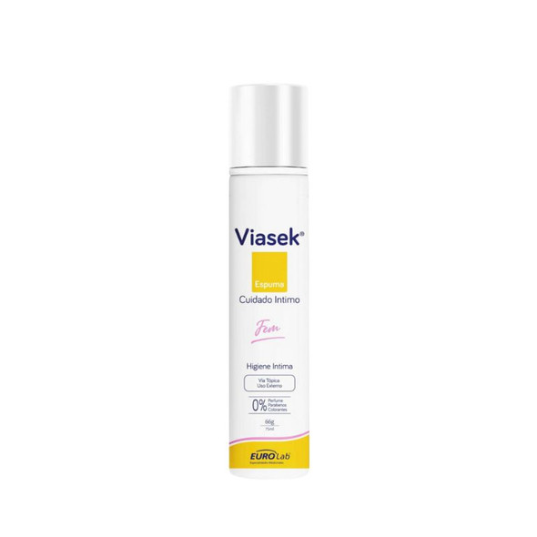 Viasek Espuma Fem Intimate Hygiene Foam, 75 ml / 2.53 fl oz