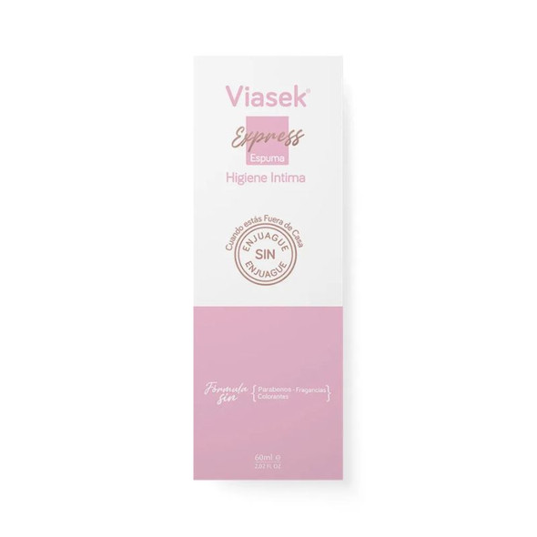 Viasek Express Intimate Hygiene Foam, 60 ml / 2.03 fl oz