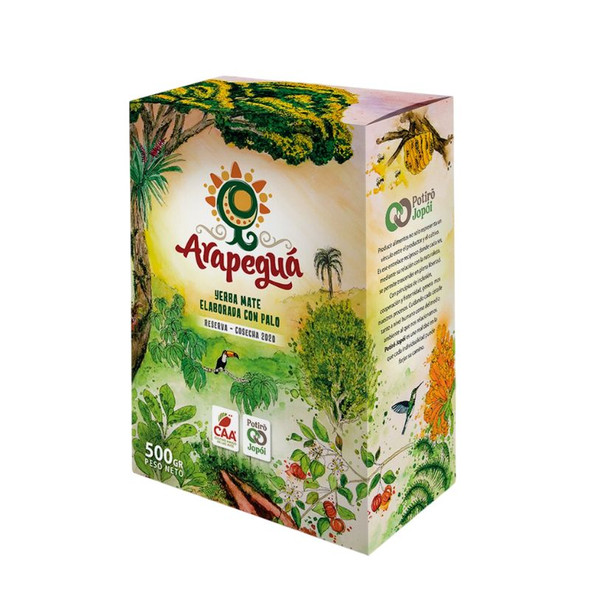 Arapeguá Yerba Mate Cultivo de las Aves, 500 g / 17.64 oz