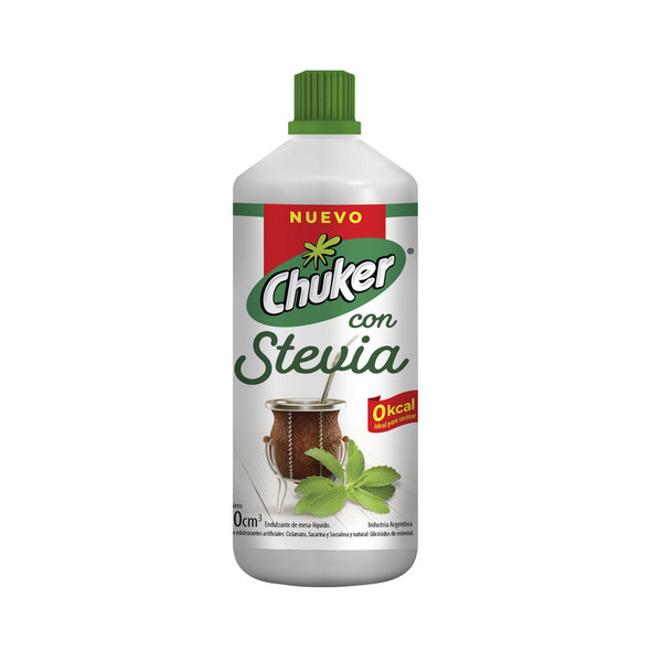 Chuker Liquid Sweetener With Stevia Zero Calories, 200 ml / 6.76oz